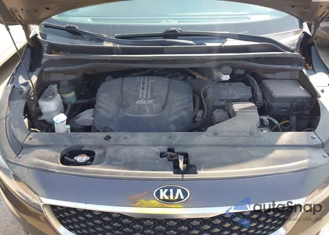 2016 Kia Sedona Lx из США, поврежденный, VIN KNDMB5C1XG6125821